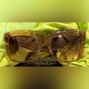 Diff Eyewear Brown Sunglasses Oversized Gradient Lenses